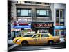 Urban Scene with Yellow Taxis Manhattan Winter-Philippe Hugonnard-Mounted Photographic Print