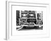 Urban Scene with Yellow Taxis Manhattan Winter-Philippe Hugonnard-Framed Art Print