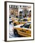 Urban Scene with Yellow Taxis-Philippe Hugonnard-Framed Photographic Print