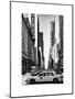 Urban Scene with Yellow Taxis-Philippe Hugonnard-Mounted Art Print