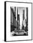 Urban Scene with Yellow Taxis-Philippe Hugonnard-Framed Stretched Canvas