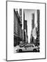 Urban Scene with Yellow Taxis-Philippe Hugonnard-Mounted Art Print