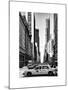 Urban Scene with Yellow Taxis-Philippe Hugonnard-Mounted Art Print