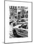 Urban Scene with Yellow Taxis-Philippe Hugonnard-Mounted Art Print