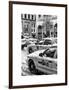 Urban Scene with Yellow Taxis-Philippe Hugonnard-Framed Art Print