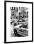 Urban Scene with Yellow Taxis-Philippe Hugonnard-Framed Art Print