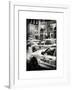 Urban Scene with Yellow Taxis-Philippe Hugonnard-Framed Art Print