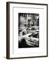 Urban Scene with Yellow Taxis-Philippe Hugonnard-Framed Art Print