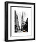 Urban Scene, Yellow Cab, Empire State Buildings and Macy's Views, Midtown Manhattan, NYC-Philippe Hugonnard-Framed Art Print