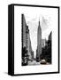 Urban Scene, Yellow Cab, Empire State Buildings and Macy's Views, Midtown Manhattan, NYC-Philippe Hugonnard-Framed Stretched Canvas