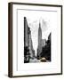 Urban Scene, Yellow Cab, Empire State Buildings and Macy's Views, Midtown Manhattan, NYC-Philippe Hugonnard-Framed Art Print