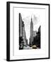 Urban Scene, Yellow Cab, Empire State Buildings and Macy's Views, Midtown Manhattan, NYC-Philippe Hugonnard-Framed Art Print