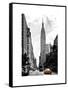 Urban Scene, Yellow Cab, Empire State Buildings and Macy's Views, Midtown Manhattan, NYC-Philippe Hugonnard-Framed Stretched Canvas