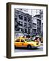 Urban Scene, Yellow Taxi, 34th St, Downtown Manhattan, New York, United States, Art Colors-Philippe Hugonnard-Framed Photographic Print