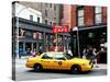 Urban Scene, Yellow Taxi, Prince Street, Lower Manhattan, New York City, United States-Philippe Hugonnard-Stretched Canvas