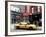 Urban Scene, Yellow Taxi, Prince Street, Lower Manhattan, New York City, United States-Philippe Hugonnard-Framed Photographic Print
