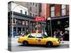 Urban Scene, Yellow Taxi, Prince Street, Lower Manhattan, New York City, United States-Philippe Hugonnard-Stretched Canvas