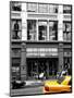 Urban Scene, Yellow Taxi, Topshop Store Front, Broadway, Soho, Manhattan, New York Colors-Philippe Hugonnard-Mounted Photographic Print