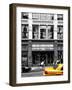 Urban Scene, Yellow Taxi, Topshop Store Front, Broadway, Soho, Manhattan, New York Colors-Philippe Hugonnard-Framed Photographic Print