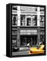 Urban Scene, Yellow Taxi, Topshop Store Front, Broadway, Soho, Manhattan, New York Colors-Philippe Hugonnard-Framed Stretched Canvas