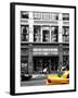 Urban Scene, Yellow Taxi, Topshop Store Front, Broadway, Soho, Manhattan, New York Colors-Philippe Hugonnard-Framed Premium Photographic Print