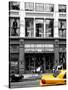 Urban Scene, Yellow Taxi, Topshop Store Front, Broadway, Soho, Manhattan, New York Colors-Philippe Hugonnard-Stretched Canvas