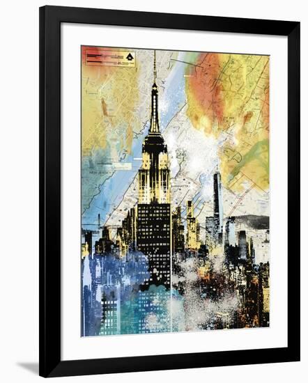 Urban Sights I-Alan Lambert-Framed Giclee Print