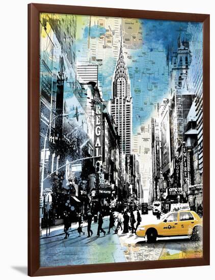 Urban Sights IV-Alan Lambert-Framed Giclee Print