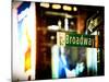 Urban Sign, Broadway Sign at Times Square by Night, Manhattan, New York, United States, USA-Philippe Hugonnard-Mounted Photographic Print