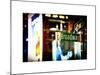 Urban Sign, Broadway Sign at Times Square by Night, Manhattan, New York, White Frame-Philippe Hugonnard-Mounted Art Print