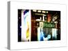 Urban Sign, Broadway Sign at Times Square by Night, Manhattan, New York, White Frame-Philippe Hugonnard-Stretched Canvas