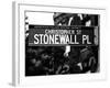 Urban Sign, Christopher Street and Stonewall Place, Greenwich Village District, Manhattan, New York-Philippe Hugonnard-Framed Photographic Print