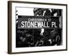 Urban Sign, Christopher Street and Stonewall Place, Greenwich Village District, Manhattan, New York-Philippe Hugonnard-Framed Photographic Print