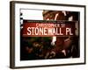 Urban Sign, Christopher Street and Stonewall Place, Greenwich Village District, Manhattan, New York-Philippe Hugonnard-Framed Photographic Print