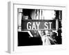 Urban Sign, Gay Street, Greenwich Village District, Manhattan, New York, Old-Philippe Hugonnard-Framed Premium Photographic Print