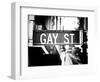 Urban Sign, Gay Street, Greenwich Village District, Manhattan, New York, Old-Philippe Hugonnard-Framed Photographic Print