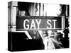 Urban Sign, Gay Street, Greenwich Village District, Manhattan, New York, Old-Philippe Hugonnard-Stretched Canvas