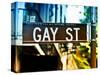 Urban Sign, Gay Street, Greenwich Village District, Manhattan, New York, USA, Colors Photography-Philippe Hugonnard-Stretched Canvas