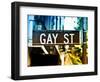 Urban Sign, Gay Street, Greenwich Village District, Manhattan, New York, USA, Colors Photography-Philippe Hugonnard-Framed Photographic Print