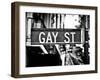 Urban Sign, Gay Street, Greenwich Village District, Manhattan, New York, USA-Philippe Hugonnard-Framed Premium Photographic Print