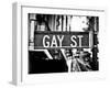 Urban Sign, Gay Street, Greenwich Village District, Manhattan, New York, USA-Philippe Hugonnard-Framed Premium Photographic Print