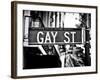 Urban Sign, Gay Street, Greenwich Village District, Manhattan, New York, USA-Philippe Hugonnard-Framed Photographic Print