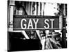 Urban Sign, Gay Street, Greenwich Village District, Manhattan, New York, USA-Philippe Hugonnard-Stretched Canvas