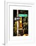 Urban Signs, Central Park, Manhattan, New York, United States, White Frame, Full Size Photography-Philippe Hugonnard-Framed Art Print