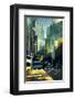 urban skyscrapers-null-Framed Art Print