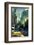 urban skyscrapers-null-Framed Art Print