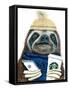 Urban Sloth-Melissa Symons-Framed Stretched Canvas