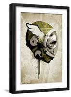 Urban Spaceman-Hidden Moves-Framed Art Print