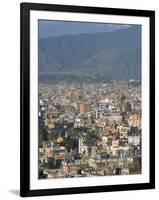 Urban Sprawl in Western Valley, Kathmandu, Nepal-Tony Waltham-Framed Photographic Print