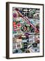 Urban Stickers - Street Art US - Key West - Miami-Philippe Hugonnard-Framed Photographic Print